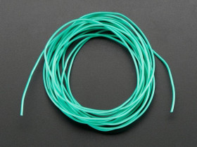 Adafruit Silicone Cover Stranded-Core Wire - 2m 30AWG Green