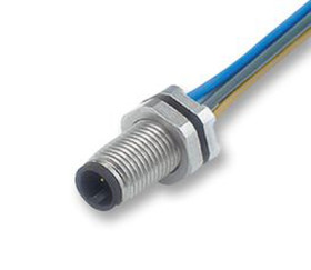 Złącze wielostykowe przemysłowe 3-pinowe M5, panelowe Gniazdo binder