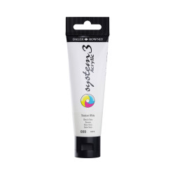 Daler Rowney System 3 Acrylic Paint 59ml Titanium White