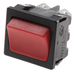 Przełącznik kołyskowy Wł.-wył. Nie 10 A DPST Czerwony Arcolectric (Bulgin) Ltd