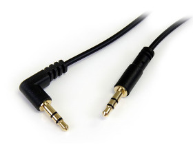 Złącze AUX złącze A: Jack stereo 3,5 mm złącze B: Jack stereo 3,5 mm długość 300mm StarTech.com Czarny rodzaj A Męskie