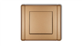 Flexi Przycisk Jednobiegunowy Złoty Metalik 8Fwp-4.1