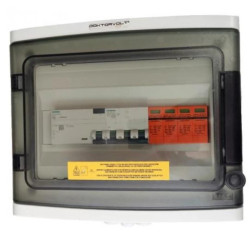 Doktorvolt Rozdzielnica PV Fotowoltaiczna Solarna AC SIEMENS 3F B10A 25A 300mA T2 0737 DV-0737-FOT