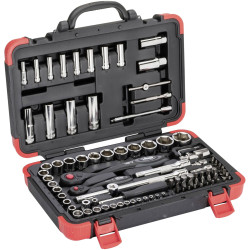 Vigor V1706N Bit Set 94-Piece Versatile 1/4&quot; 1/2&quot; 5/16&quot; Sizes