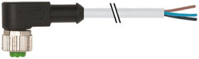 Przewód czujnik-siłownik ze złączem Złącze M12 liczba rdzeni 3 długość 3m Rodzaj A Żeńskie