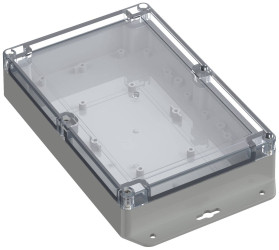 TRU COMPONENTS TC-10860984 Obudowa kołnierza, (D x S x W) 209.70 x 139.80 x 45.10 mm, poliwęglan, 1 szt.