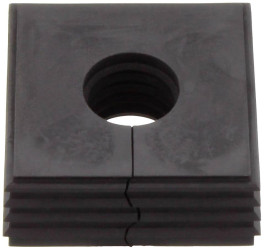 CONTA-CLIP 28537.4 Element uszczelniający KDS-DEG 16-17 BK, (D x S x W) 42.8 x 42.8 x 17.7 mm, termoplastyczny elastomer