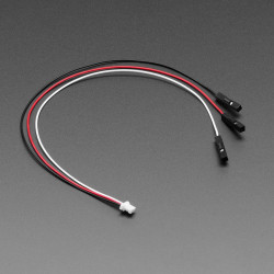 JST SH Compatible - 1mm Pitch - 3 Pin to Premium Socket Cable - 200mm long