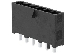 Listwa stykowa PCB 6-pinowe 215915 raster: 4.2 mm Pionowy 1-rzędowe Molex Otwór przelotowy W osłonie