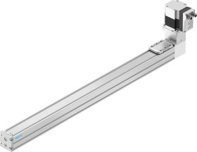 Siłownik liniowy elektryczny długość skoku 600mm obciążenie 100N Festo Napięcie wejściowe 24V dc Siłownik liniowy z