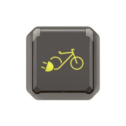 NOWE PLEXO 55 Gniazdo 2P+Z do pojazdów elektrycznych dwukołowych mechanizm 16A - 250V AC antracyt 069807L