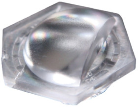 Soczewka LED owalna 13.1 x 11.5 x 4.95mm, kąt widzenia 120 x 70°, do użytku z Diody LED Golden DRAGON Plus, ILS