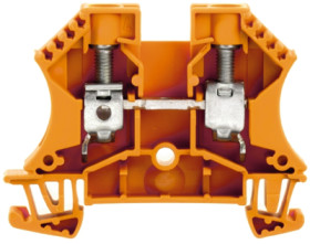 Through terminal block, screw connection, 1.5-16 mm², 2 pole, 57 A, 8 kV, orange, 1020360000
