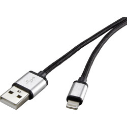 Renkforce 1323109 Apple Ligntning Cable 0.5m MFI-Certified