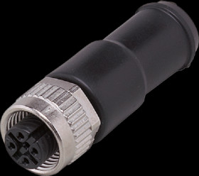 Terminating resistor, M12, 5 pole, straight, E11589