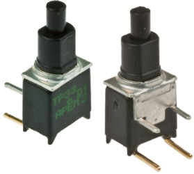 Nasadka przełącznika Chwilowy DPST, montaż PCB APEM