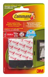 Taśma rzepowa szerokość 15.8mm, typu: Łącznik ustalający Czarny 3M długość 69.8mm