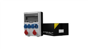 Rozdzielnica Budowlana Td 2X16a 4X230v Gniazda Mennekes Doktorvolt 6879