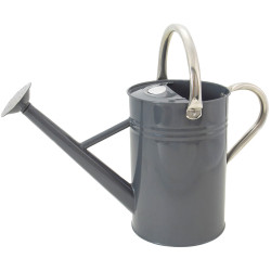 Kent &amp; Stowe 34884 Metal Watering Can Cool Grey 4.5 litre