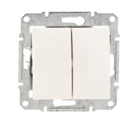 Sedna Łącznik świecznikowy 10AX kremowy IP44 SDN0300423