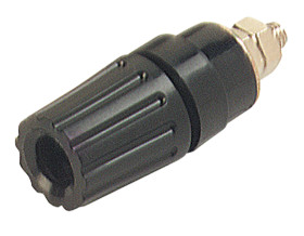 Gniazdo montażowe, rodzaj Żeński, Czarny, 35A, 30 V ac, 60V dc