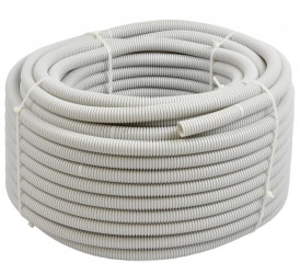 Rura karbowana elektroinstalacyjna RKGL 16/11mm giętka samogasnąca peszel 320N PVC UV szara 10m