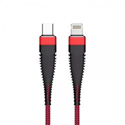 KABEL LIGHTNING TO TYPE C RED 1M ARMOR