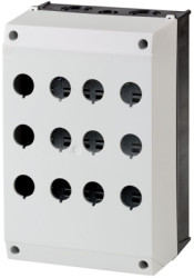 Surface mount housing, 12 installation points, for emergency stop pushbutton, 222688