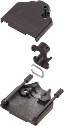 MH Connectors MHDTZK15-BK-K 6560-0815-02 Ilość styków: 15 metal 180 ° czarny 1 szt.