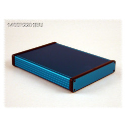 Hammond 1455R2201BU Extruded Aluminium Enclosure 223 x 160 x 30.5mm Blue