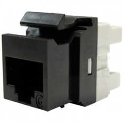 Moduł keystone RJ45 UTP kat.5e nieekranowany czarny Molex
