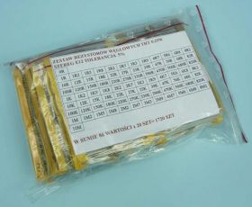 ZESTAW REZYSTORÓW 0,25W 1720szt