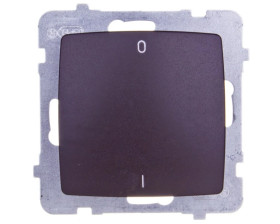 KARO Łącznik podwójny czekoladowy metalik ŁP-11S/m/40