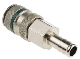 Szybkozłączka pneumatyczna, materiał Mosiądz, RS PRO Rectus 17, Schrader NW5