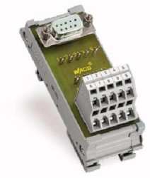 Moduł przejściowy ze złączem żeńskim D-Sub 9-torowy 289-725 /1szt./