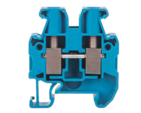 Złączka szynowa przelotowa 2-przewodowa 4mm2 niebieska Ex MUT 4 BU 3248036 /50szt./