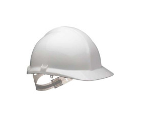 Kask ochronny, Biały, HDPE, Długi, 1100