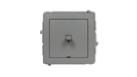 Deco Łącznik Dwubiegunowego W Stylu Amerykańskim Szary Mat 27Dwpus-9