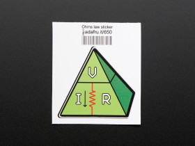 Ohms law, VIR - Sticker! [Discontinued]