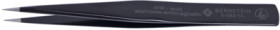 ESD SMD tweezers, uninsulated, antimagnetic, stainless steel, 140 mm, 5-083-13