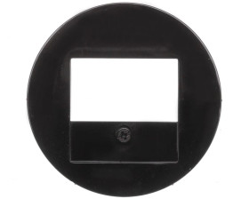 Berker R.1/R.3 Element centralny do gniazda TAE i głośnikowego czarny 10382045