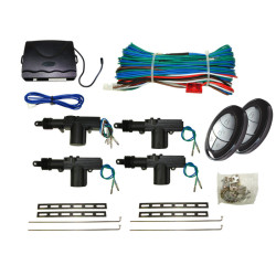 Komplet zamka centr.1+3+2 piloty zestaw siłowników