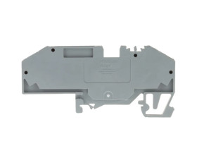 Złączka bezpiecznikowa 6mm2 szara 25A bezpiecznik płaski DIN 35mm 282-696