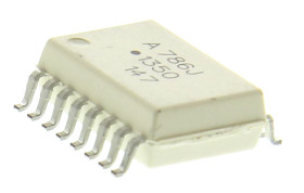 ADC 12 bitów A/C: 1 SOIC Delta Sigma 4,5 do 5,5 V