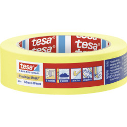 tesa 04334-00002-00 Precision Masking Tape 50m x 30mm yellow indoor/outdoor