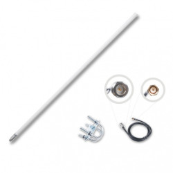 Antena LoRa Fiberglass 8dBi, 858-878MHz - długość 130cm - Seeedstudio 318020611