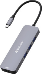 Multiport-Hub, CMH-08, 8 Ports3x USB 3.2-A, USB 3.2-C, 2x HDMI 4K, Card Reader