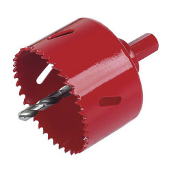Wolfcraft 5464000 Hole Saw BiM with HSS Teeth 25 x 40mm 6mm HSS Center Drill