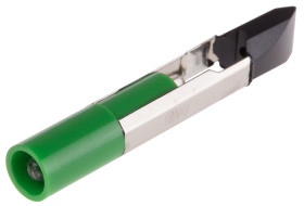 Lampka kontrolna Zielony 24V ac/dc Wysuwana do telefonów LED średnica 6.8mm długość 45mm