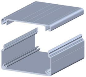 Zarządzanie kablami w systemach konstrukcyjnych 2m, Fits 8mm Groove